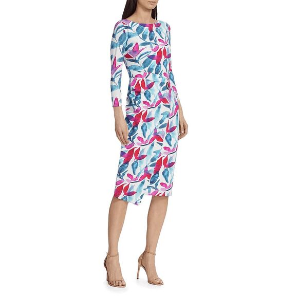 Chiara Boni La Petite Robe Zelie Floral Wrap Dress Size US4 $795 - Picture 1 of 5